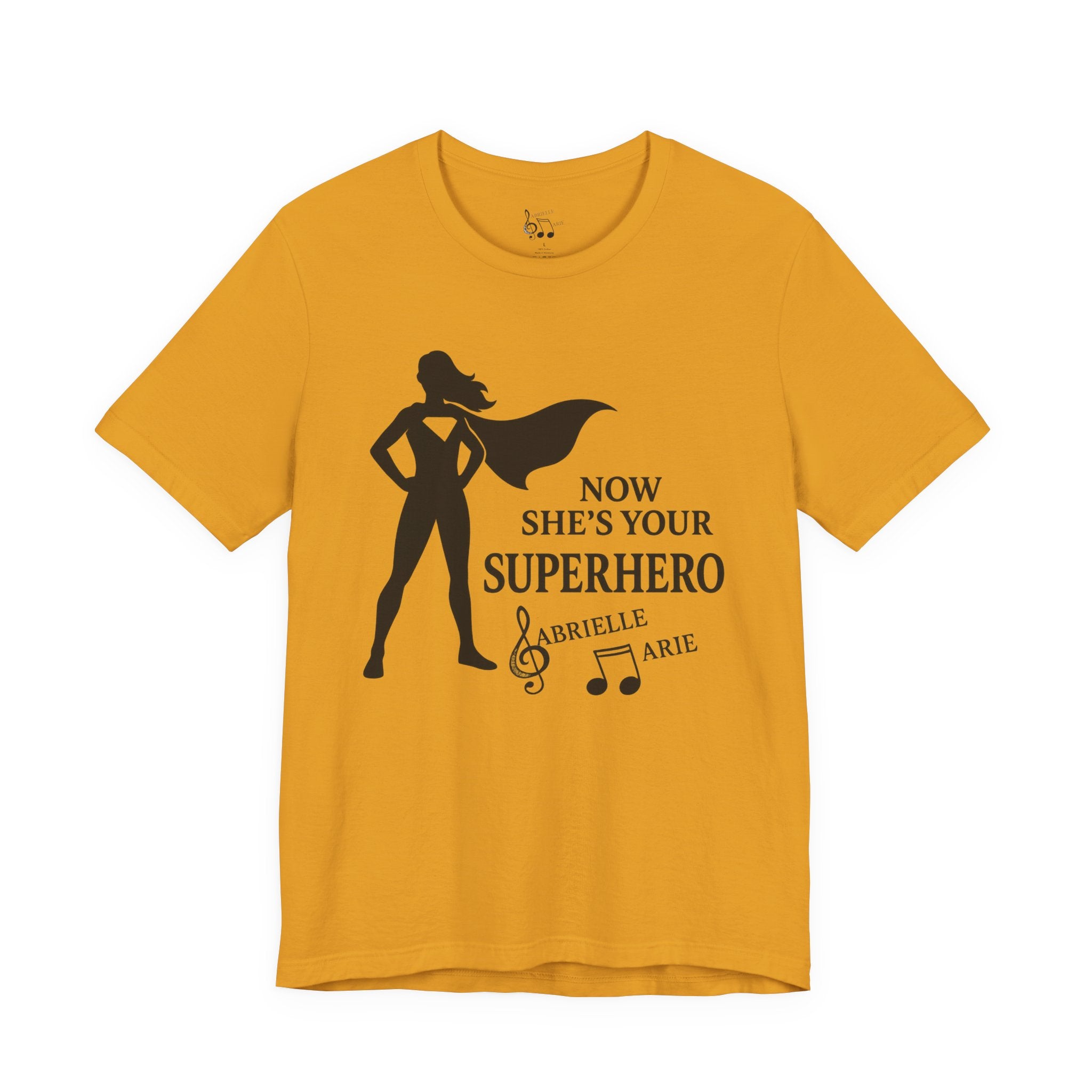 Now She's Your Superhero T-Shirt — Personalized Mom/Teacher Appreciation Tee