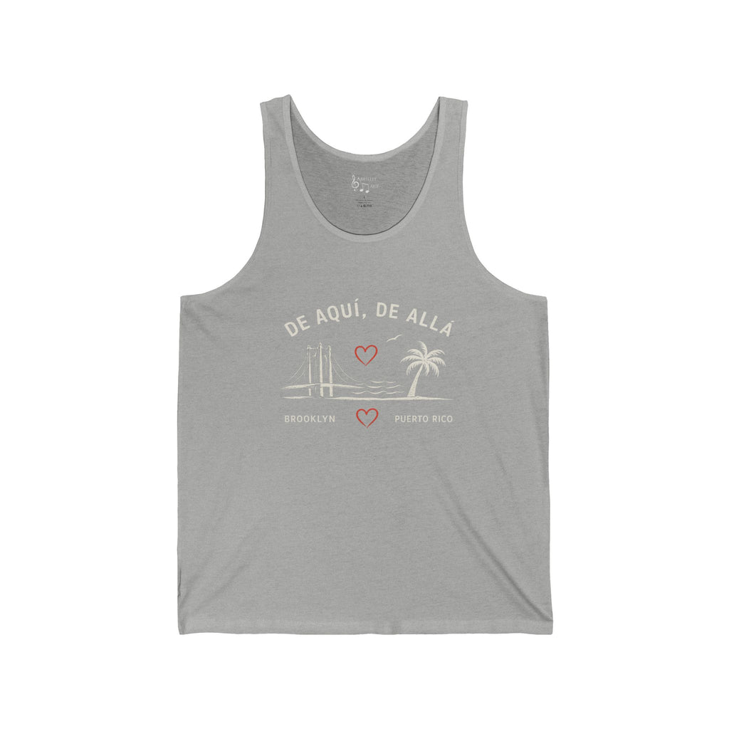Puerto Rico x Brooklyn Tank Top — “De Aquí, De Allá” Born in Brooklyn, Rooted in Puerto Rico