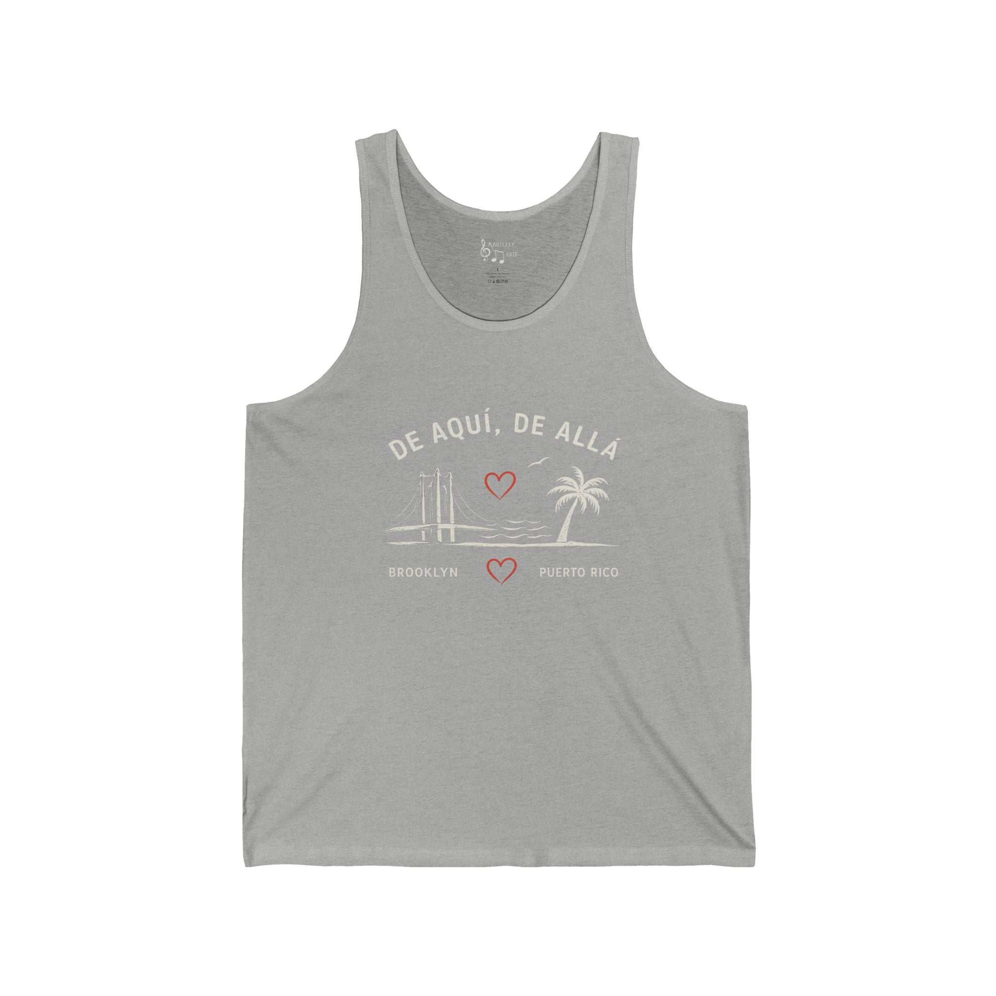 Puerto Rico x Brooklyn Tank Top — “De Aquí, De Allá” Born in Brooklyn, Rooted in Puerto Rico