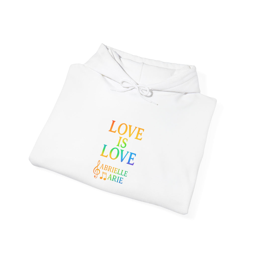 Love Is Love Hoodie — Rainbow Pride Graphic Sweatshirt