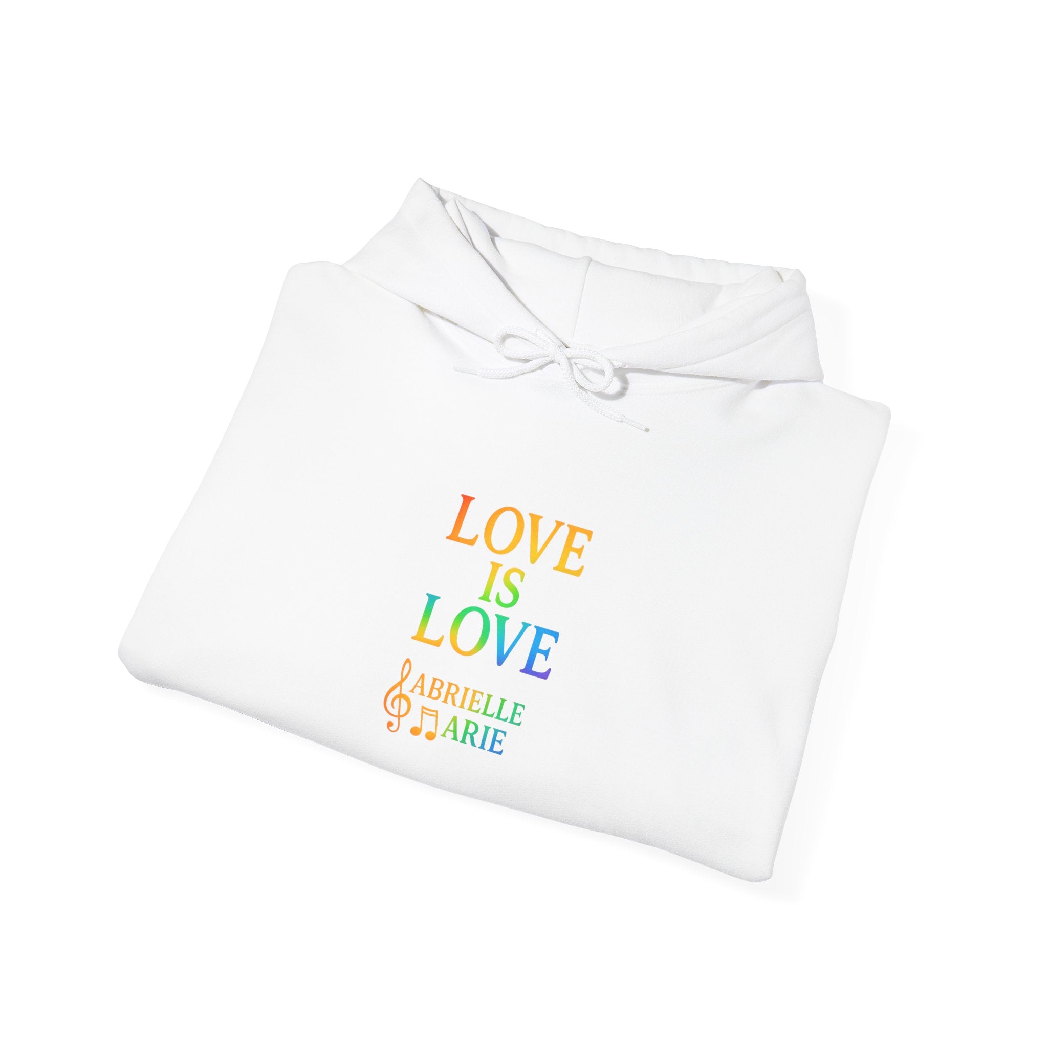 Love Is Love Hoodie — Rainbow Pride Graphic Sweatshirt