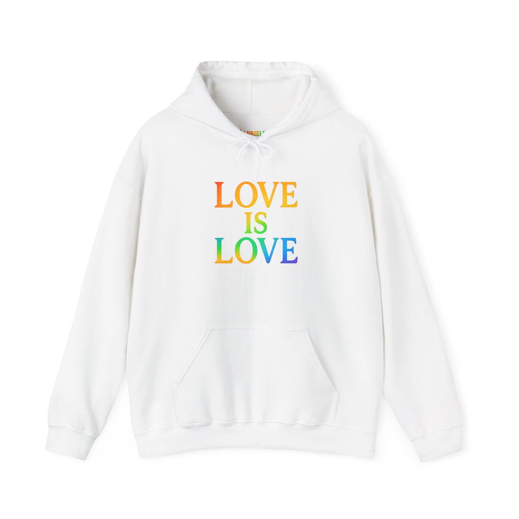 Love Is Love Hoodie — Rainbow Pride Graphic Sweatshirt