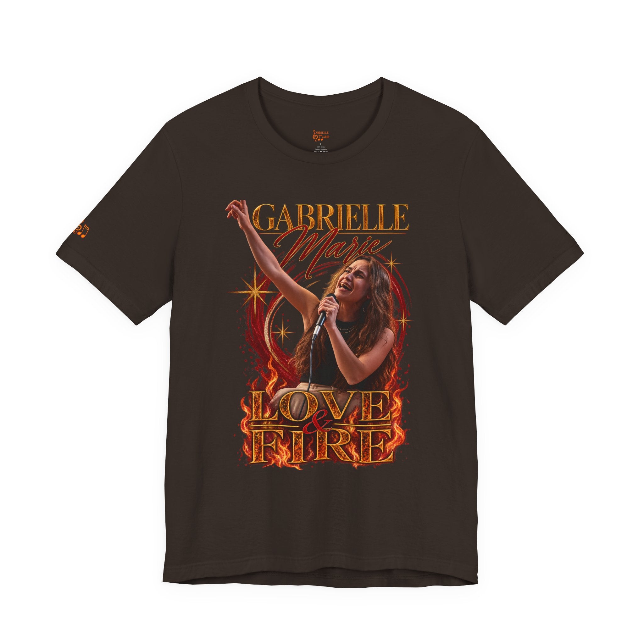 Love & Fire Concert T‑Shirt — Gabrielle Marie Vintage Tour Tee