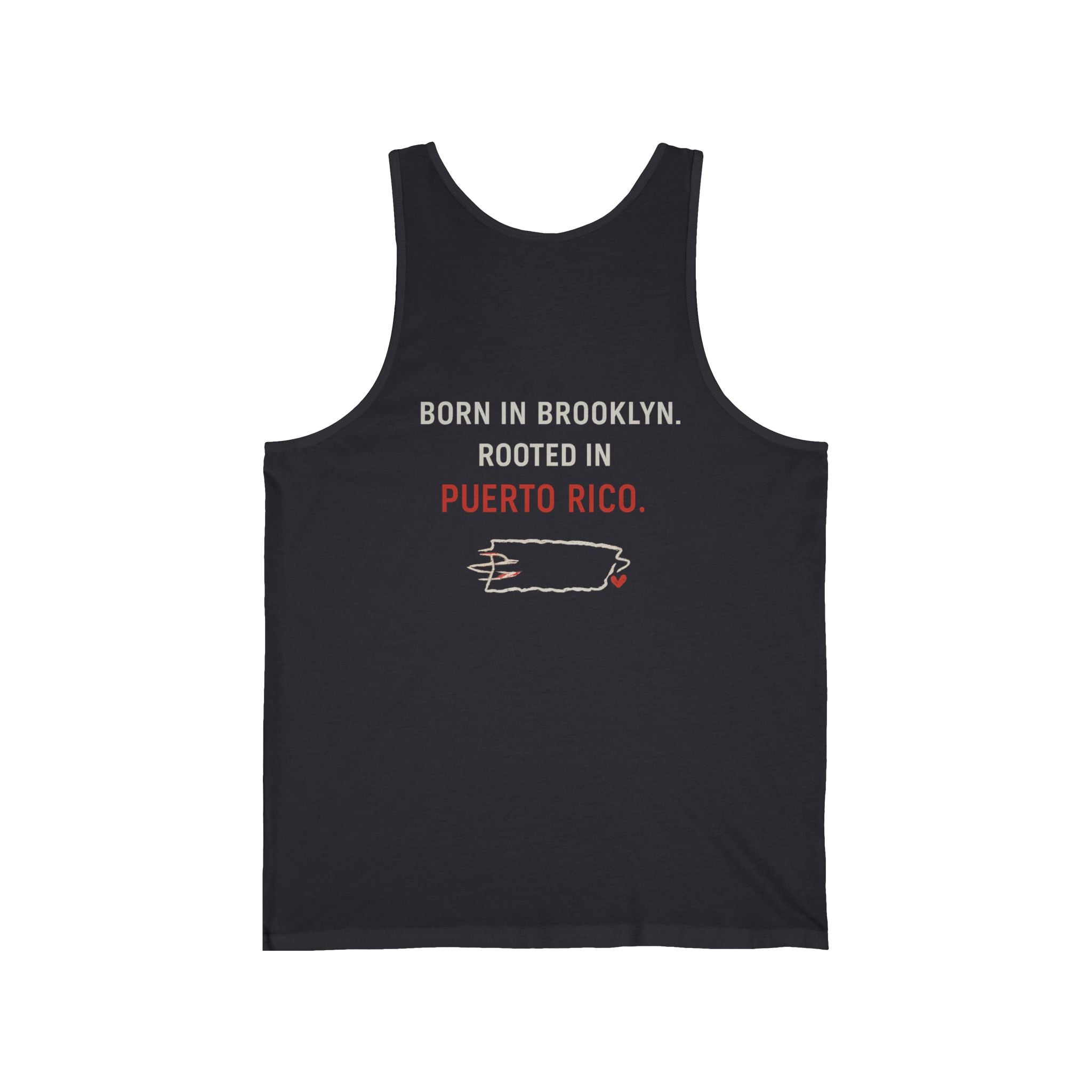 Puerto Rico x Brooklyn Tank Top — “De Aquí, De Allá” Born in Brooklyn, Rooted in Puerto Rico