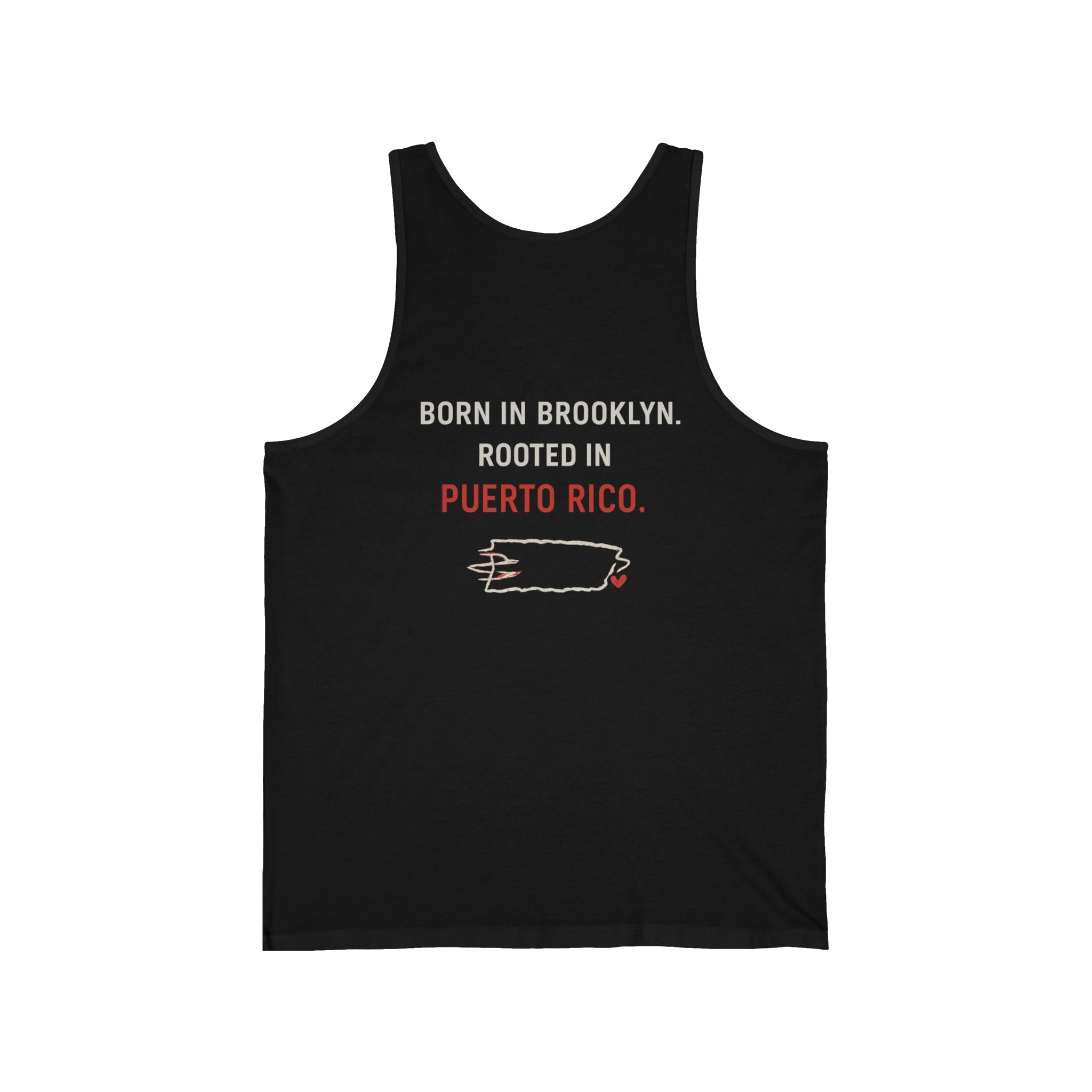 Puerto Rico x Brooklyn Tank Top — “De Aquí, De Allá” Born in Brooklyn, Rooted in Puerto Rico