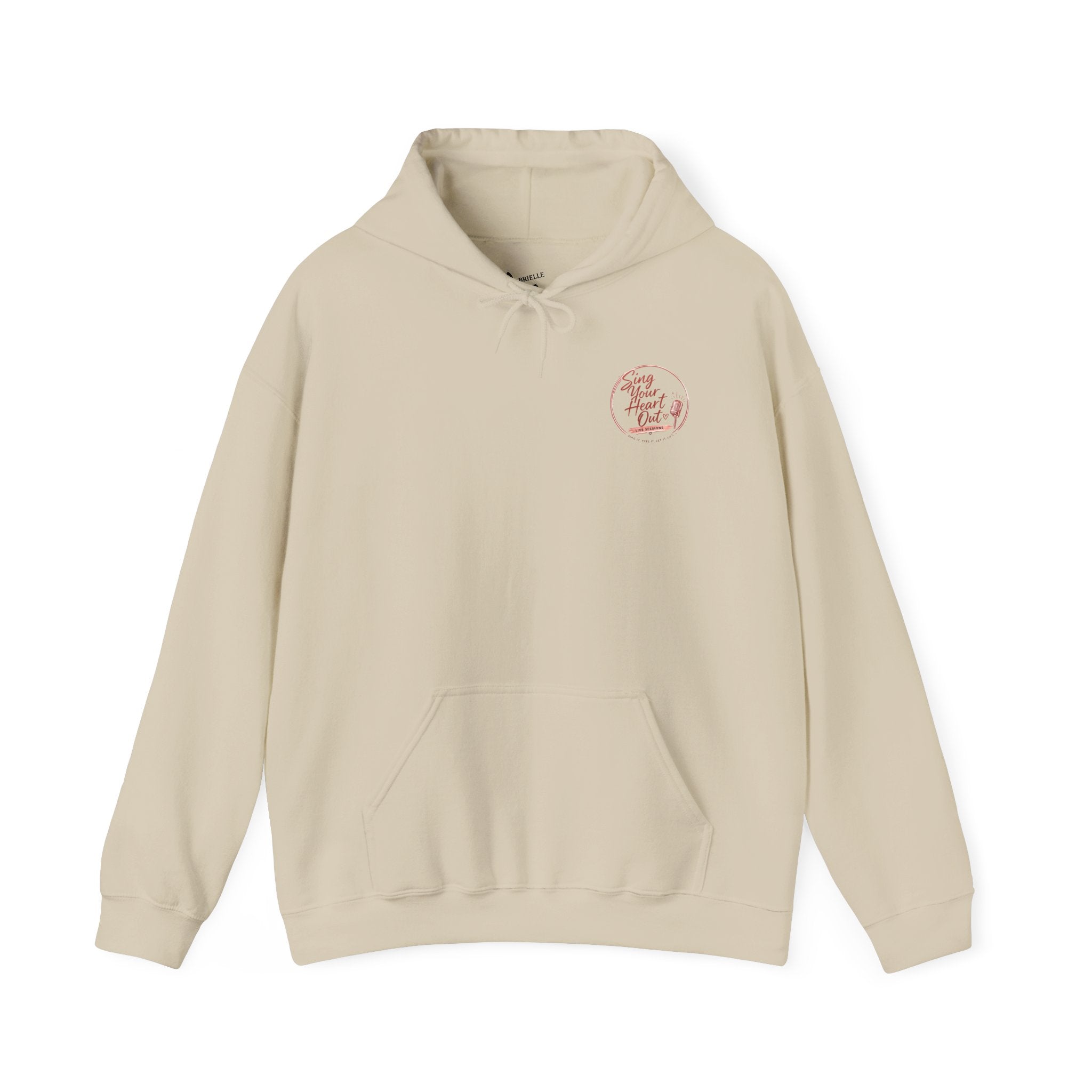 Sing Your Heart Out Hoodie — Retro Microphone Music Festival Sweatshirt