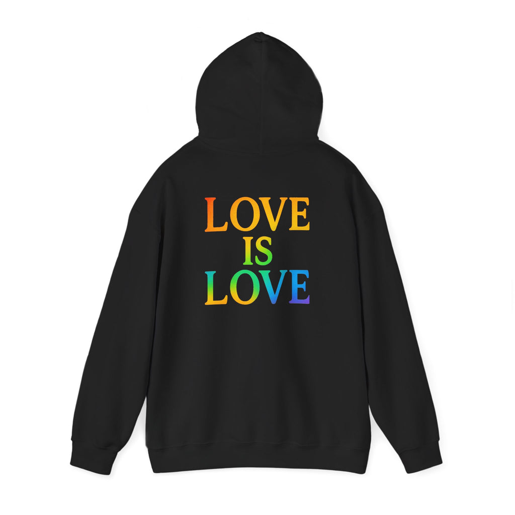 Love Is Love Hoodie — Rainbow Pride Graphic Sweatshirt