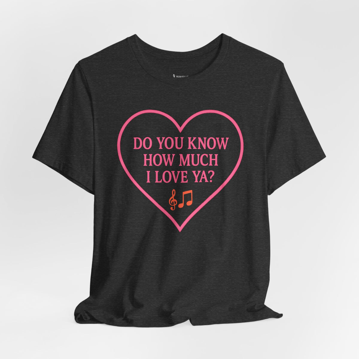Do You Know How Much I Love Ya? Tee — Pink Heart Valentine T-Shirt