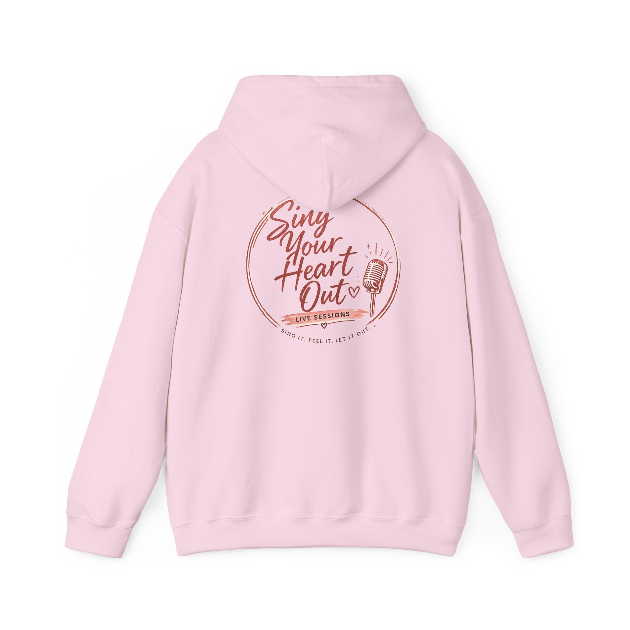 Sing Your Heart Out Hoodie — Retro Microphone Music Festival Sweatshirt
