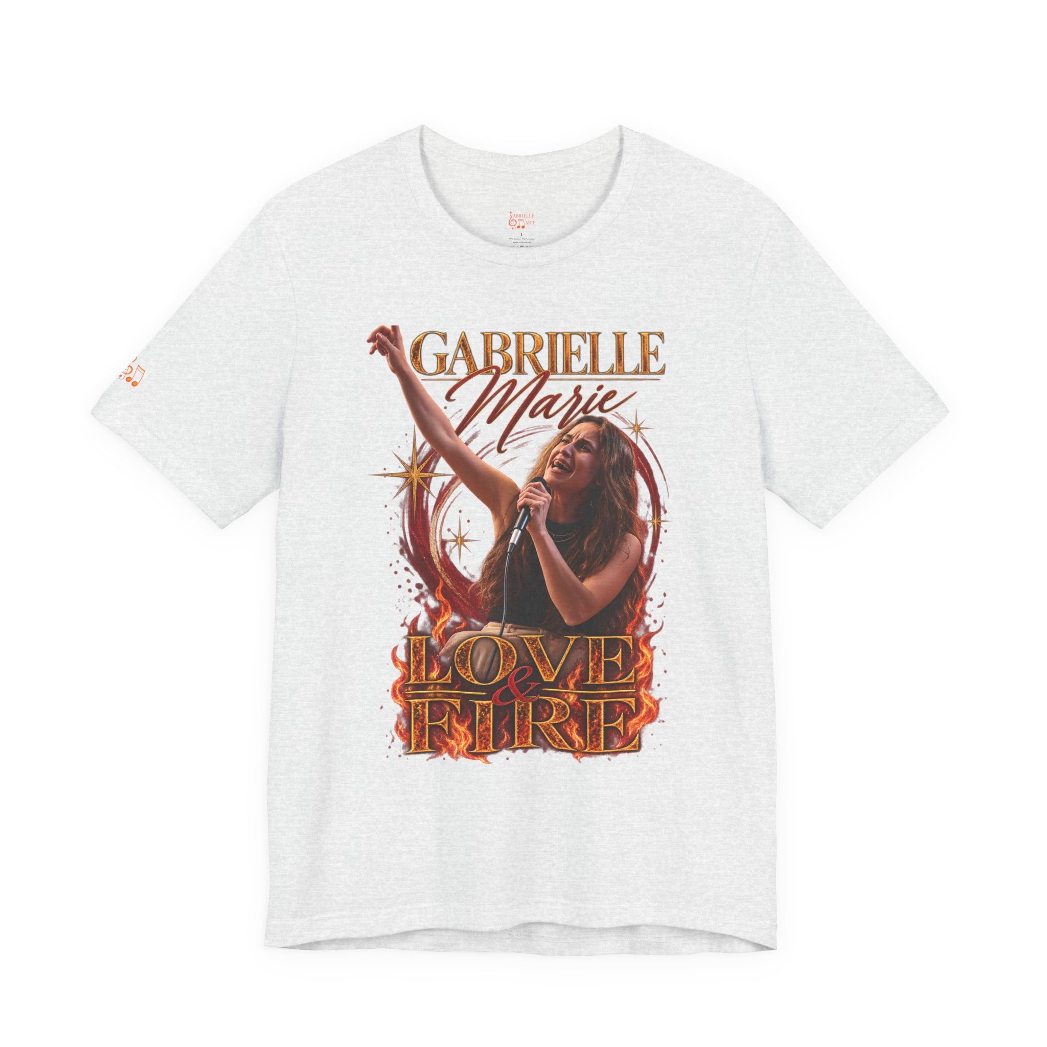 Love & Fire Concert T‑Shirt — Gabrielle Marie Vintage Tour Tee