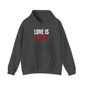 Love Is Louder Hoodie — Inspirational Heart Graphic Pullover