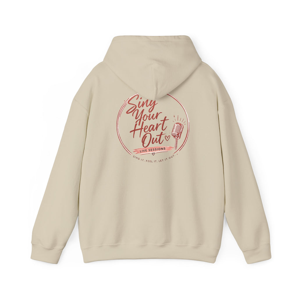 Sing Your Heart Out Hoodie — Retro Microphone Music Festival Sweatshirt