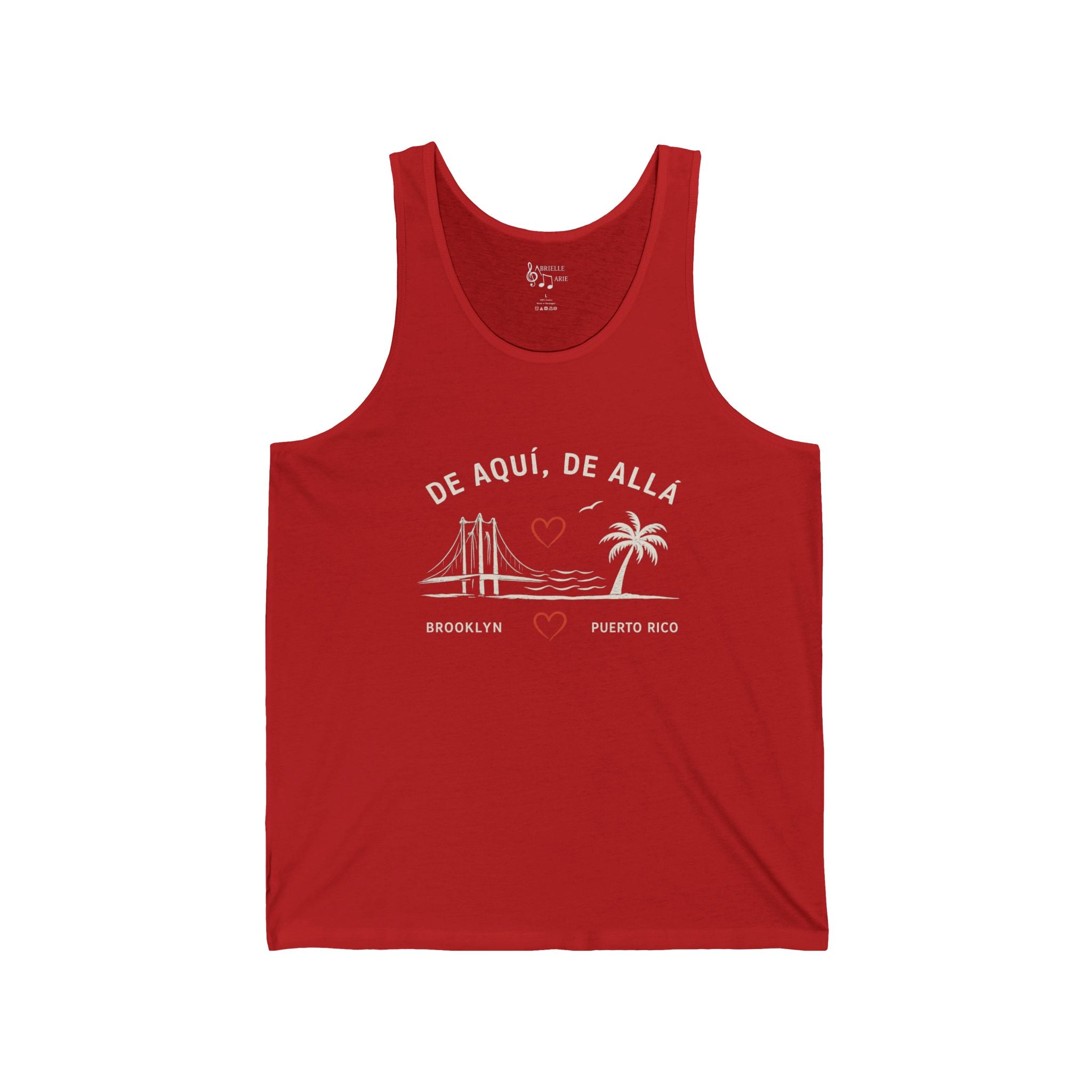 Puerto Rico x Brooklyn Tank Top — “De Aquí, De Allá” Born in Brooklyn, Rooted in Puerto Rico