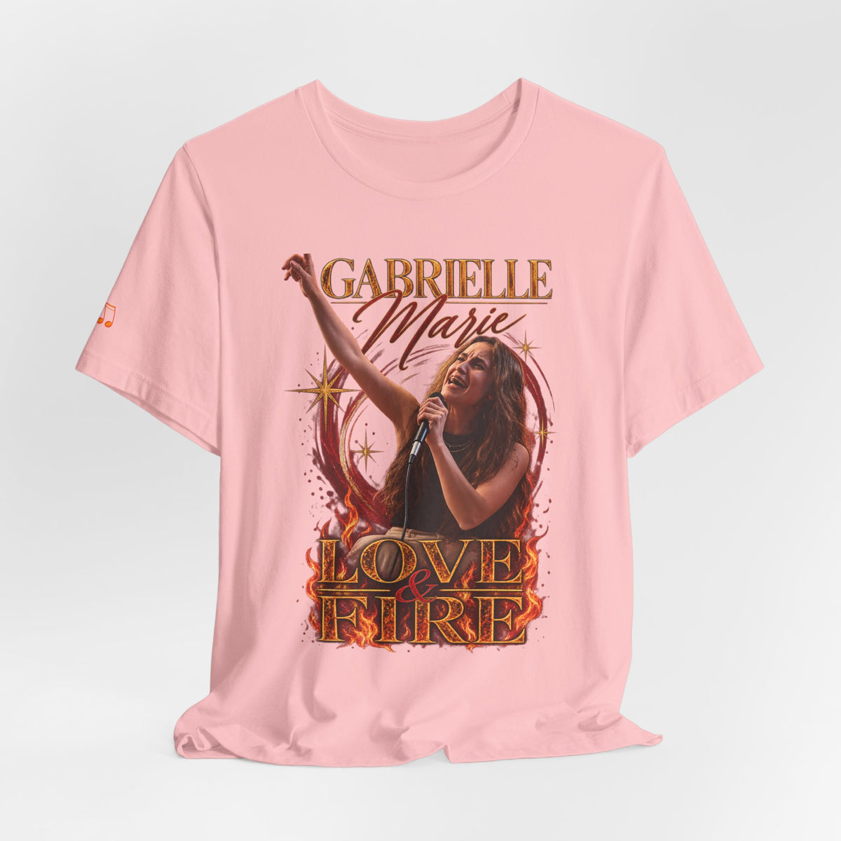 Love & Fire Concert T‑Shirt — Gabrielle Marie Vintage Tour Tee