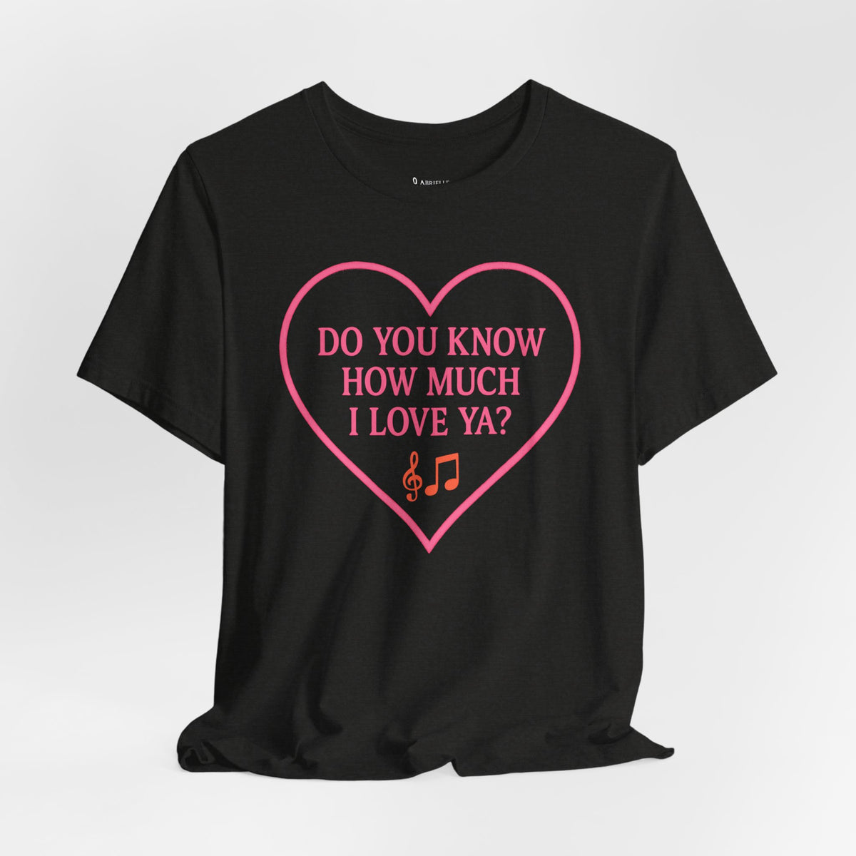 Do You Know How Much I Love Ya? Tee — Pink Heart Valentine T-Shirt