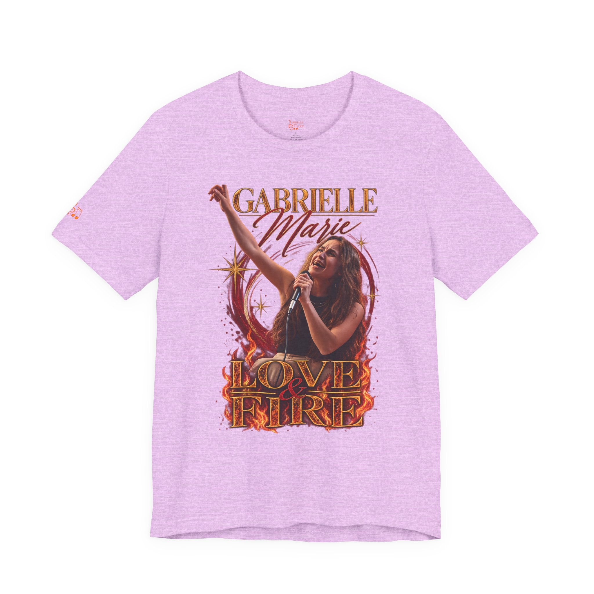 Love & Fire Concert T‑Shirt — Gabrielle Marie Vintage Tour Tee