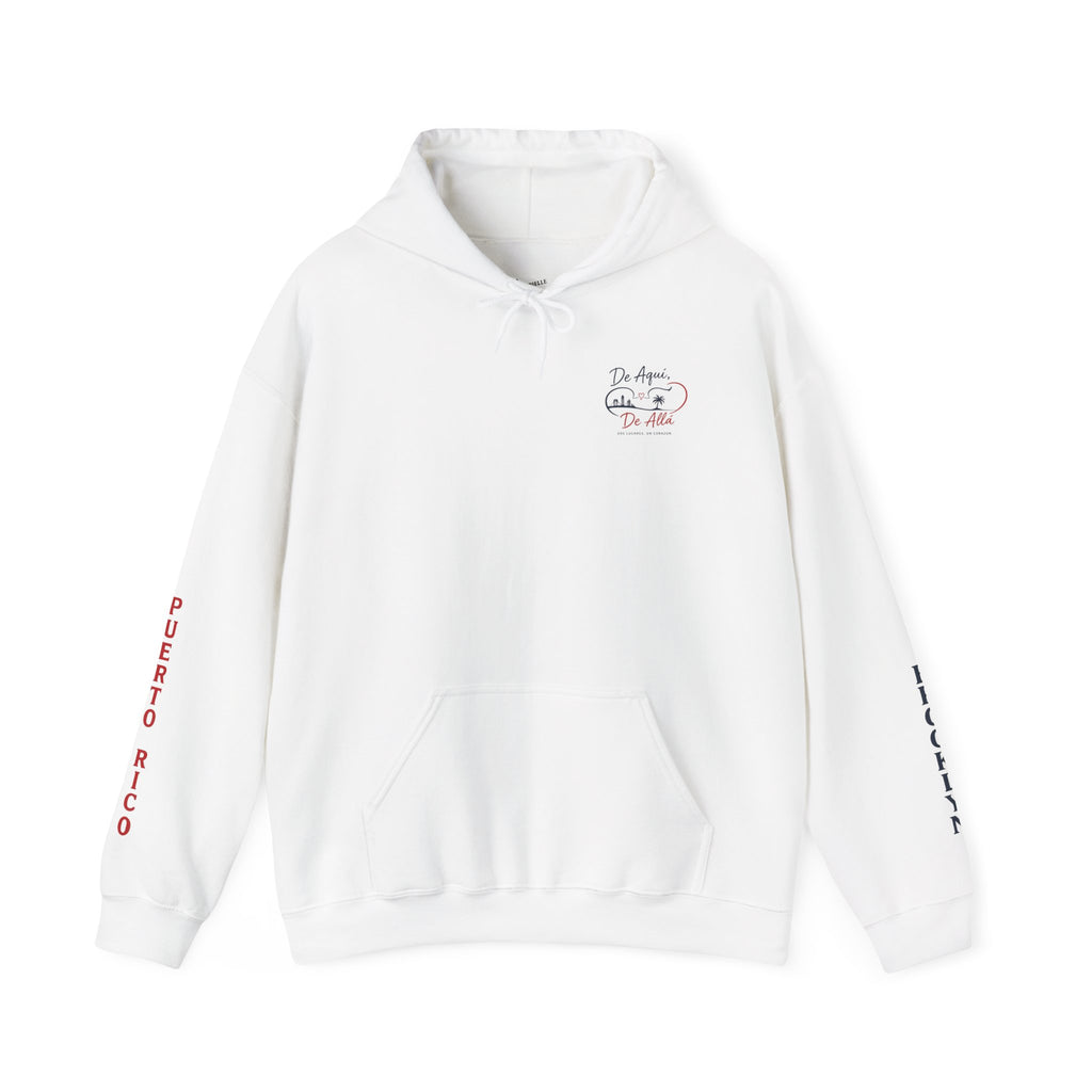 Puerto Rico Brooklyn Script Hoodie — Minimal Travel Vibes Pullover