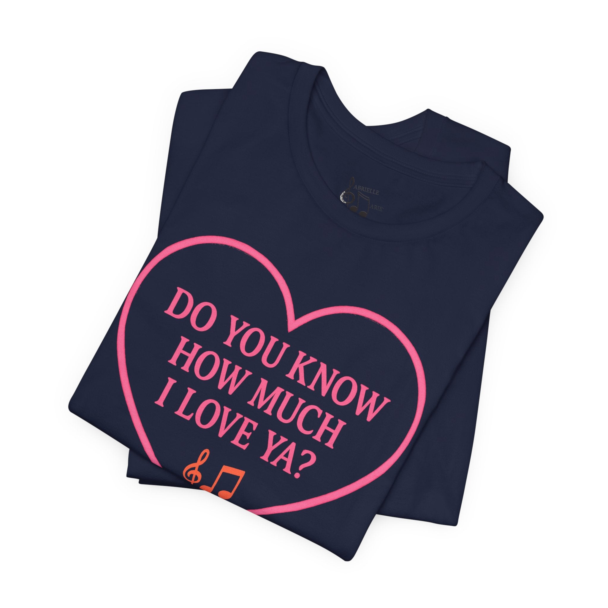 Do You Know How Much I Love Ya? Tee — Pink Heart Valentine T-Shirt