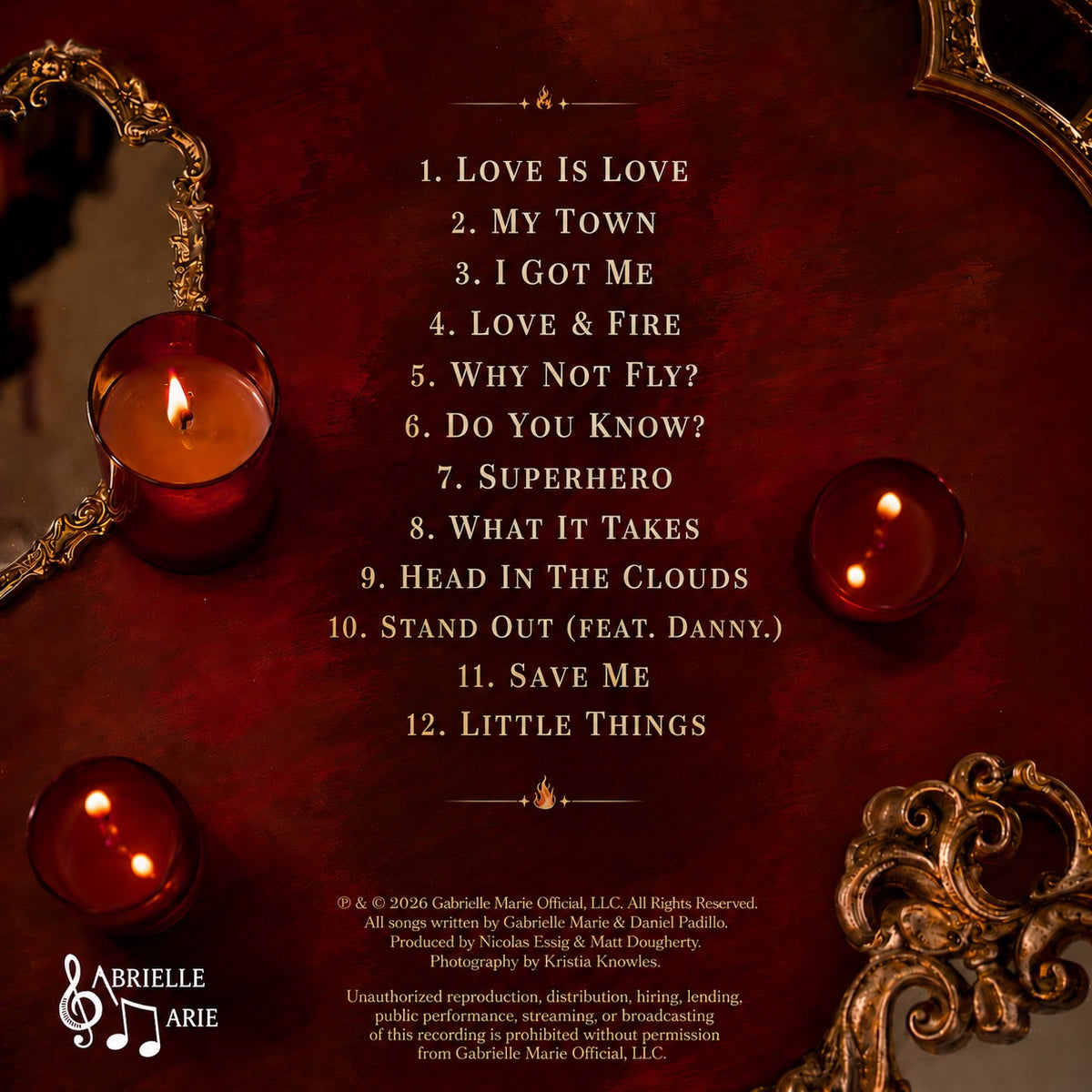 Gabrielle Marie - Love & Fire - CD